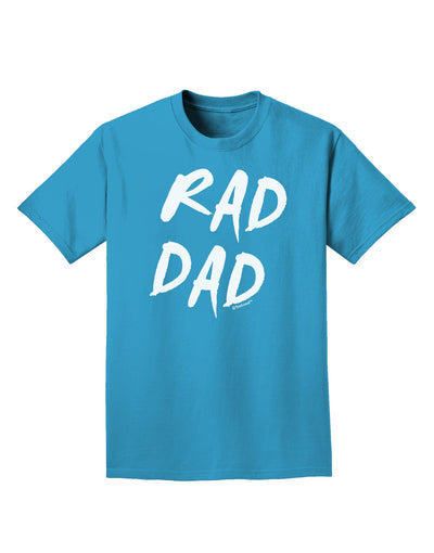 Rad Dad Design Adult Dark T-Shirt-Mens T-Shirt-TooLoud-Turquoise-Small-Davson Sales