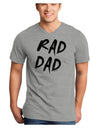 Rad Dad Design Adult V-Neck T-shirt-Mens V-Neck T-Shirt-TooLoud-HeatherGray-Small-Davson Sales