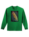 Rainbow Feather Adult Long Sleeve Dark T-Shirt-TooLoud-Kelly-Green-Small-Davson Sales