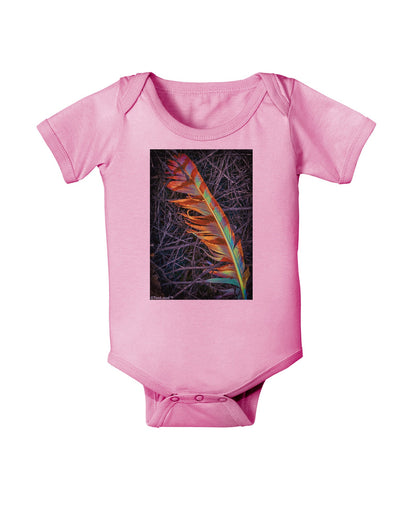 Rainbow Feather Baby Romper Bodysuit-Baby Romper-TooLoud-Pink-06-Months-Davson Sales