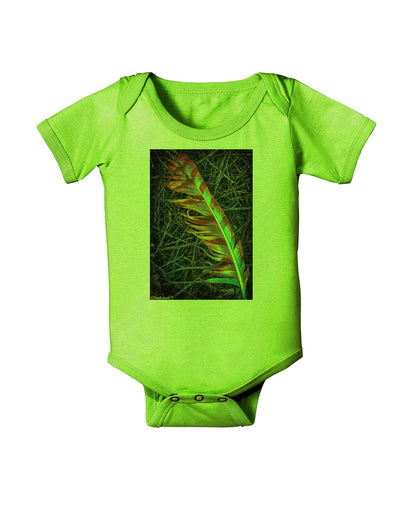 Rainbow Feather Baby Romper Bodysuit-Baby Romper-TooLoud-Lime-06-Months-Davson Sales