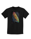 Rainbow Feather Childrens Dark T-Shirt-Childrens T-Shirt-TooLoud-Black-X-Small-Davson Sales