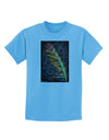 Rainbow Feather Childrens T-Shirt-Childrens T-Shirt-TooLoud-Aquatic-Blue-X-Small-Davson Sales