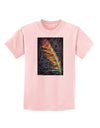 Rainbow Feather Childrens T-Shirt-Childrens T-Shirt-TooLoud-PalePink-X-Small-Davson Sales