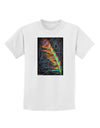 Rainbow Feather Childrens T-Shirt-Childrens T-Shirt-TooLoud-White-X-Small-Davson Sales