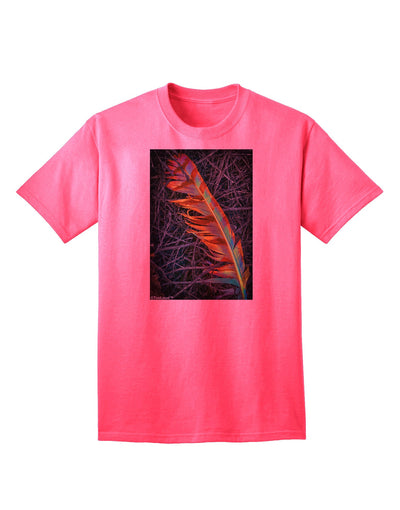 Rainbow Feather - Premium Adult T-Shirt Collection-Mens T-shirts-TooLoud-Neon-Pink-Small-Davson Sales