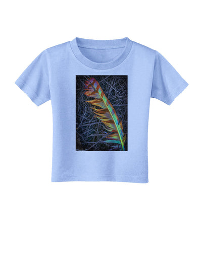 Rainbow Feather Toddler T-Shirt-Toddler T-Shirt-TooLoud-Aquatic-Blue-2T-Davson Sales