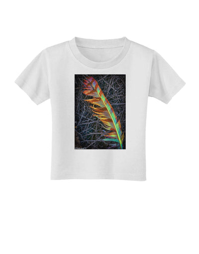 Rainbow Feather Toddler T-Shirt-Toddler T-Shirt-TooLoud-White-2T-Davson Sales