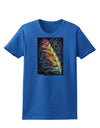 Rainbow Feather Womens Dark T-Shirt-TooLoud-Royal-Blue-X-Small-Davson Sales