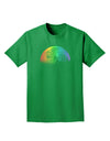 Rainbow Moon Adult Dark T-Shirt-Mens T-Shirt-TooLoud-Kelly-Green-Small-Davson Sales