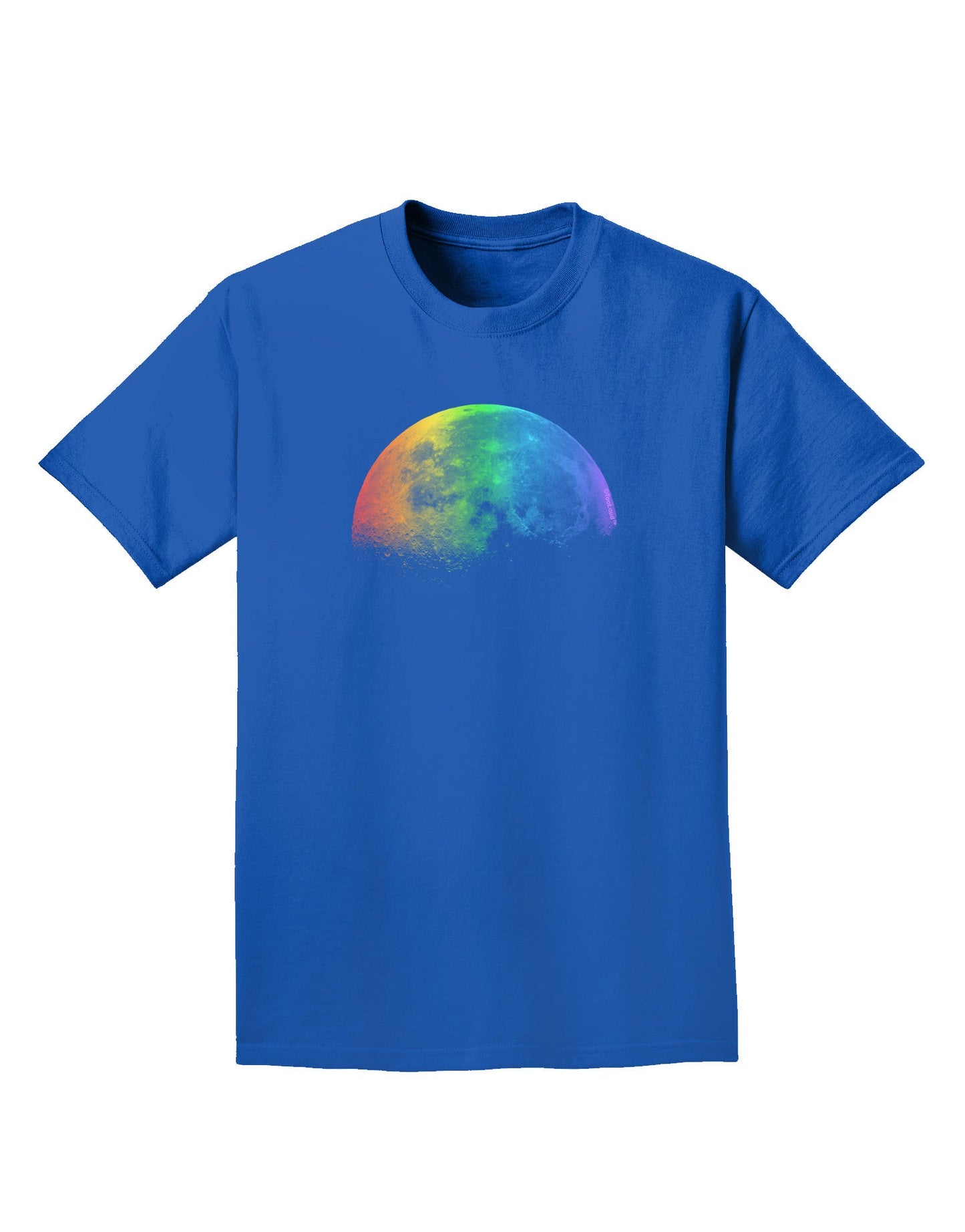 Rainbow Moon Adult Dark T-Shirt-Mens T-Shirt-TooLoud-Royal-Blue-Small-Davson Sales