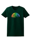 Rainbow Moon Womens Dark T-Shirt-TooLoud-Forest-Green-Small-Davson Sales