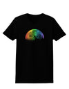 Rainbow Moon Womens Dark T-Shirt-TooLoud-Black-X-Small-Davson Sales