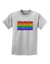 Rainbow Mustaches Gay Pride Flag Childrens T-Shirt-Childrens T-Shirt-TooLoud-AshGray-X-Small-Davson Sales