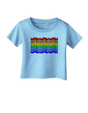 Rainbow Mustaches Gay Pride Flag Infant T-Shirt-Infant T-Shirt-TooLoud-Aquatic-Blue-06-Months-Davson Sales