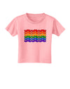 Rainbow Mustaches Gay Pride Flag Toddler T-Shirt-Toddler T-Shirt-TooLoud-Candy-Pink-2T-Davson Sales