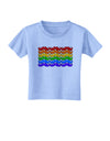 Rainbow Mustaches Gay Pride Flag Toddler T-Shirt-Toddler T-Shirt-TooLoud-Aquatic-Blue-2T-Davson Sales