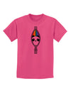 Rainbow Panda Peeking Out of Zipper Childrens T-Shirt by TooLoud-Childrens T-Shirt-TooLoud-Sangria-X-Small-Davson Sales