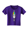 Rainbow Panda Peeking Out of Zipper Toddler T-Shirt Dark by TooLoud-Toddler T-Shirt-TooLoud-Purple-2T-Davson Sales