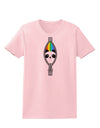 Rainbow Panda Peeking Out of Zipper Womens T-Shirt by TooLoud-Womens T-Shirt-TooLoud-PalePink-X-Small-Davson Sales