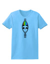 Rainbow Panda Peeking Out of Zipper Womens T-Shirt by TooLoud-Womens T-Shirt-TooLoud-Aquatic-Blue-X-Small-Davson Sales