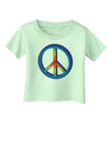 Rainbow Peace Infant T-Shirt-Infant T-Shirt-TooLoud-Light-Green-06-Months-Davson Sales