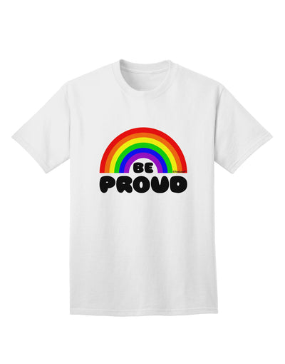 Rainbow Pride Adult T-Shirt - Embrace Your Identity with TooLoud-Mens T-shirts-TooLoud-White-Small-Davson Sales