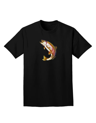 Rainbow Trout Adult Dark T-Shirt-Mens T-Shirt-TooLoud-Black-Small-Davson Sales