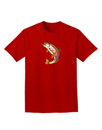 Rainbow Trout Adult Dark T-Shirt-Mens T-Shirt-TooLoud-Red-Small-Davson Sales