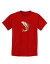 Rainbow Trout Childrens Dark T-Shirt-Childrens T-Shirt-TooLoud-Red-X-Small-Davson Sales
