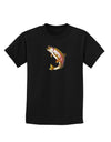 Rainbow Trout Childrens Dark T-Shirt-Childrens T-Shirt-TooLoud-Black-X-Small-Davson Sales