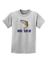 Rainbow Trout Reel Em In Childrens T-Shirt-Childrens T-Shirt-TooLoud-AshGray-X-Small-Davson Sales