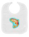 Rainbow Trout WaterColor Baby Bib