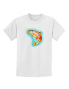 Rainbow Trout WaterColor Childrens T-Shirt-Childrens T-Shirt-TooLoud-White-X-Small-Davson Sales