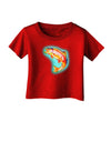 Rainbow Trout WaterColor Infant T-Shirt Dark-Infant T-Shirt-TooLoud-Red-06-Months-Davson Sales