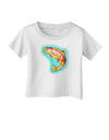 Rainbow Trout WaterColor Infant T-Shirt-Infant T-Shirt-TooLoud-White-06-Months-Davson Sales