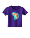 Rainbow Trout WaterColor Toddler T-Shirt Dark-Toddler T-Shirt-TooLoud-Purple-2T-Davson Sales