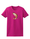 Rainbow Trout Womens Dark T-Shirt-TooLoud-Hot-Pink-Small-Davson Sales