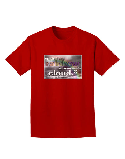 Rainbow in Cloud M Angelou Adult Dark T-Shirt by TooLoud-Mens T-Shirt-TooLoud-Red-Small-Davson Sales