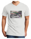 Rainbow in Cloud M Angelou Adult V-Neck T-shirt by TooLoud-Mens V-Neck T-Shirt-TooLoud-White-Small-Davson Sales