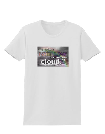 Rainbow in Cloud M Angelou Womens T-Shirt by TooLoud-Womens T-Shirt-TooLoud-White-X-Small-Davson Sales