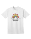 Rainbros Stylish and Vibrant Adult T-Shirt for Fashion-forward Individuals-Mens T-shirts-TooLoud-White-Small-Adult T-Shirt-Davson Sales