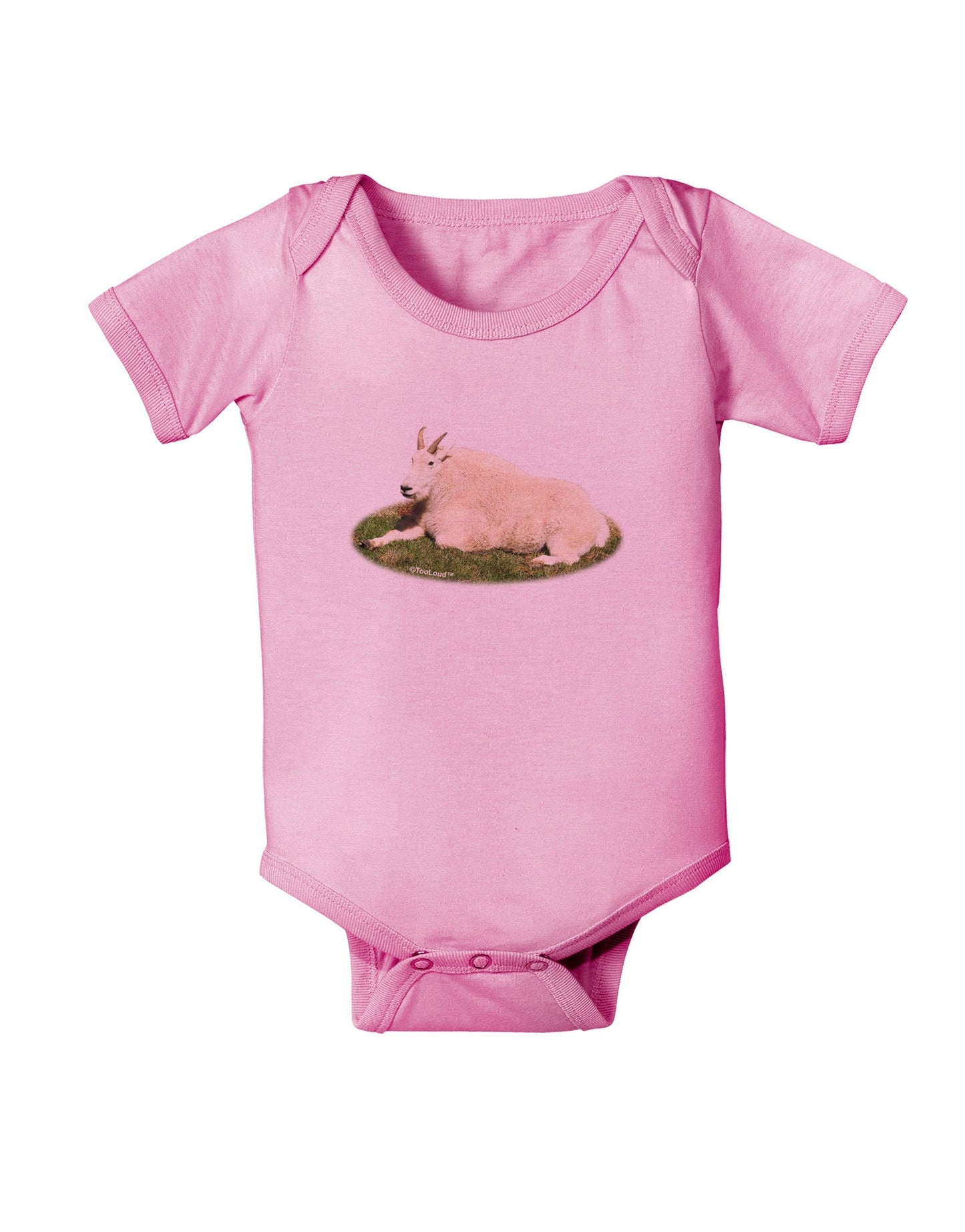 Ram Cutout Baby Romper Bodysuit-Baby Romper-TooLoud-Pink-06-Months-Davson Sales