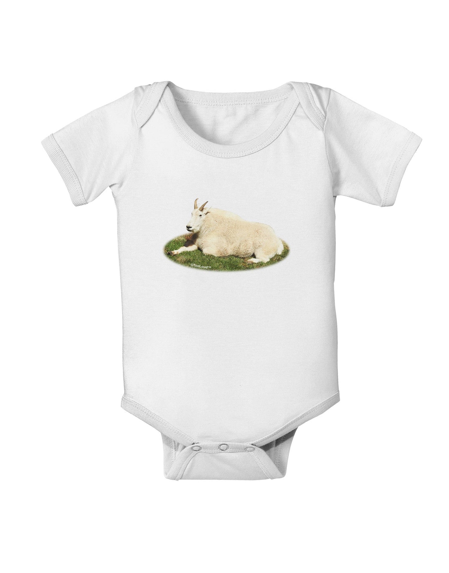 Ram Cutout Baby Romper Bodysuit-Baby Romper-TooLoud-White-06-Months-Davson Sales