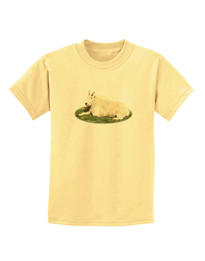 Ram Cutout Childrens T-Shirt-Childrens T-Shirt-TooLoud-Daffodil-Yellow-X-Small-Davson Sales