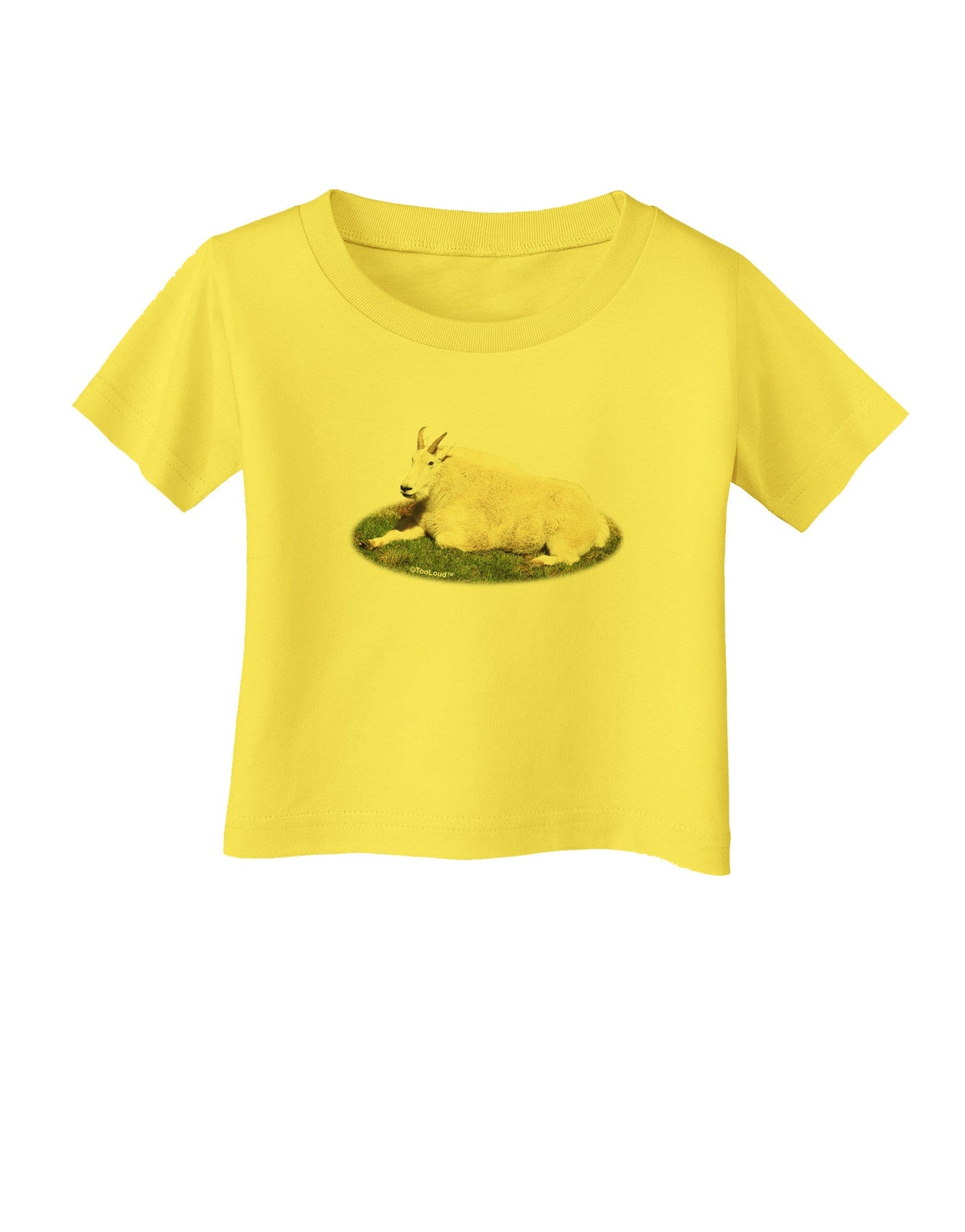 Ram Cutout Infant T-Shirt-Infant T-Shirt-TooLoud-Yellow-06-Months-Davson Sales