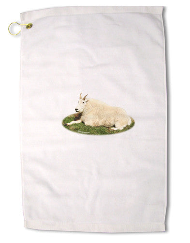 Ram Cutout Premium Cotton Golf Towel - 16 x 25 inch-Golf Towel-TooLoud-16x25"-Davson Sales