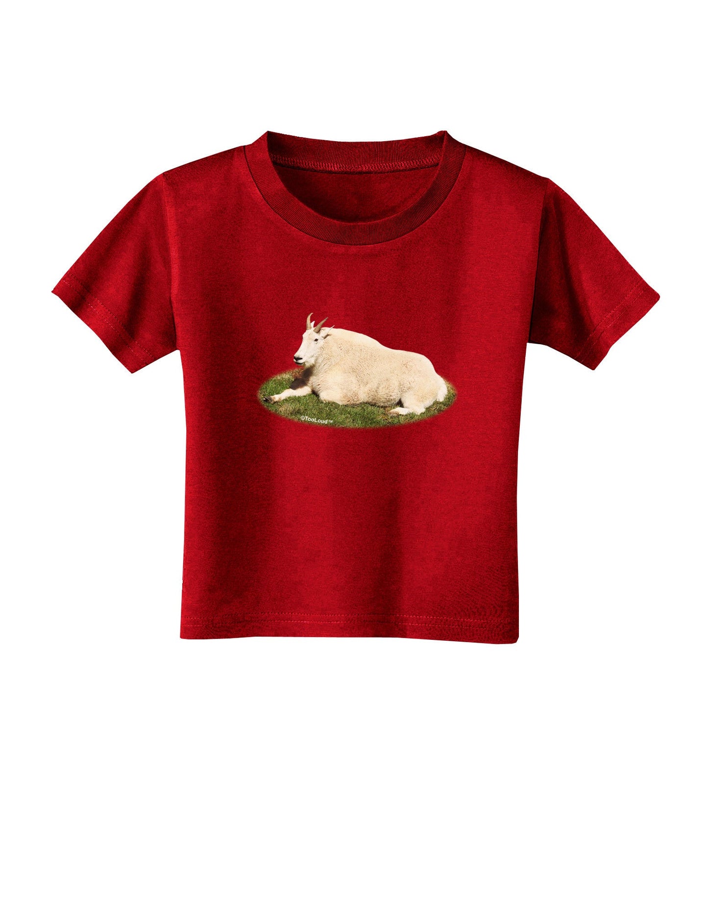 Ram Cutout Toddler T-Shirt Dark-Toddler T-Shirt-TooLoud-Red-2T-Davson Sales