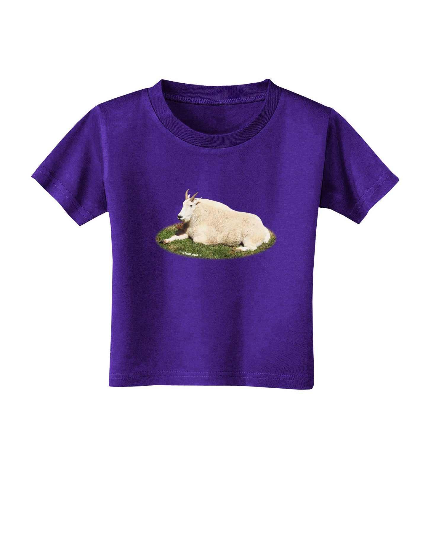 Ram Cutout Toddler T-Shirt Dark-Toddler T-Shirt-TooLoud-Purple-2T-Davson Sales