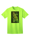 Rare Bird Collection - Vibrant Feather Design Adult T-Shirt-Mens T-shirts-TooLoud-Neon-Green-Small-Davson Sales